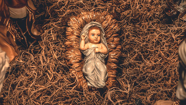 JEZUS W ŻŁÓBKU