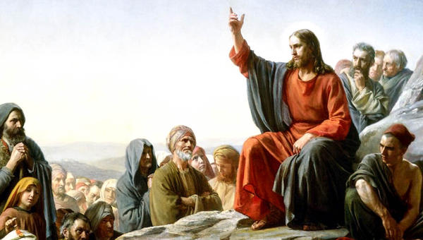 JESUS PREACHING