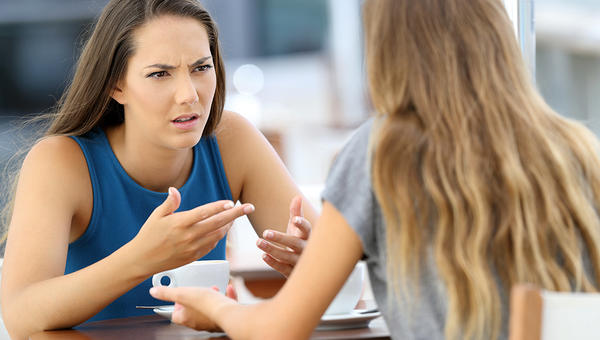 Woman Arguing