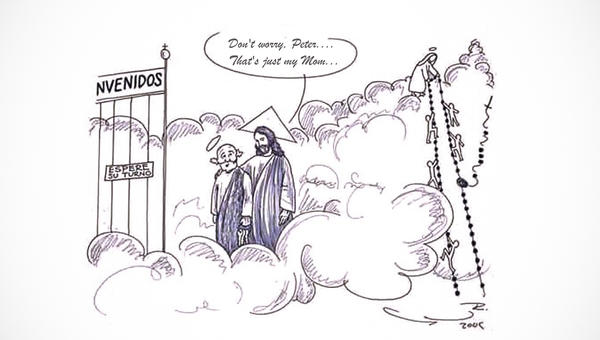 JESUS ST. PETER HEAVEN ROSARY