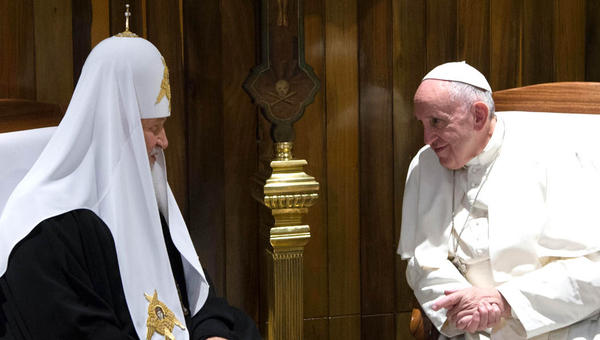 POPE FRANCIS AND PATRIARCH KIRILL