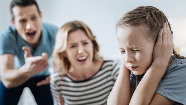 PARENTS SHOUTING AT THEIR CHILD
