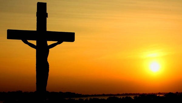 CROSS,SUNSET