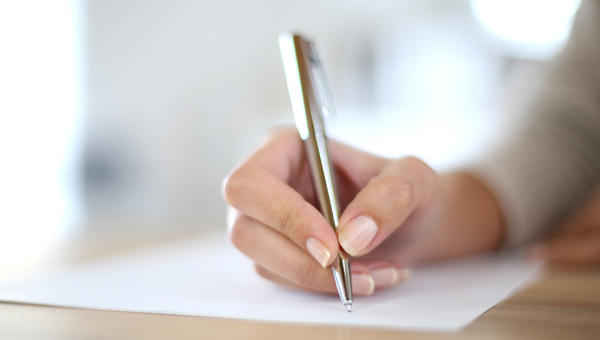 WOMAN,HAND,WRITING