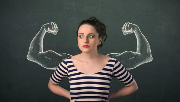 WOMAN MUSCLES