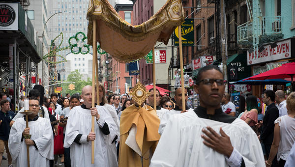 NEW YORK,PROCESSION,LITTLE ITALY