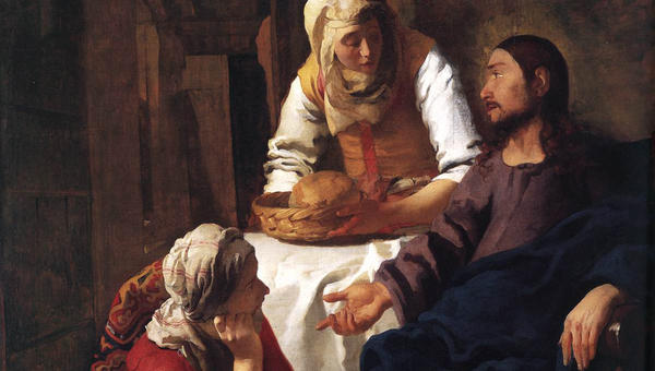 SAINT MARTHA,MARY,JESUS