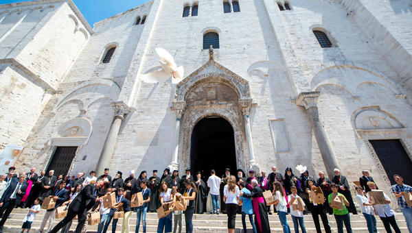 BARI,POPE FRANCIS