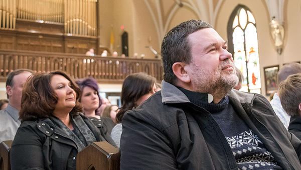 PEOPLE AT CHURCH