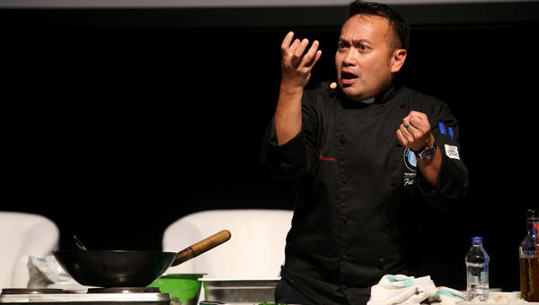 FATHER LEO COOKING