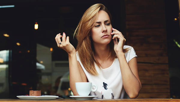 ANNOYED WOMAN