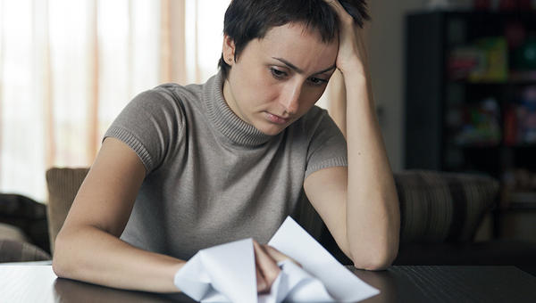 UPSET WOMAN