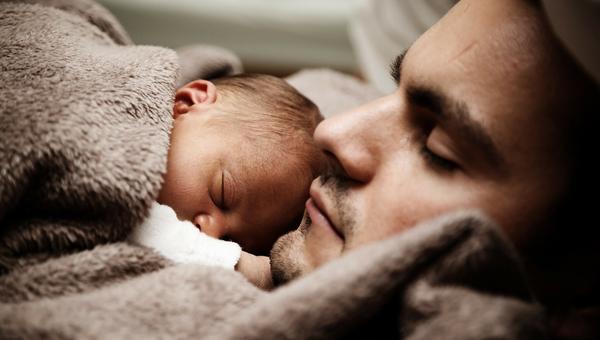 FATHER WITH NEWBORN SON