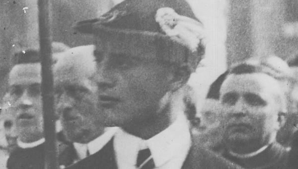 Foto poco conosciuta di Pier Giorgio Frassati, 1924