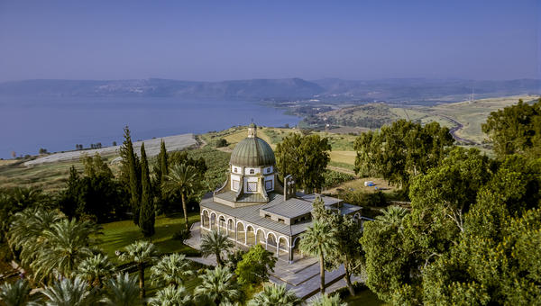 MOUNT OF BEATITUDES; SEA OF GALILEE
