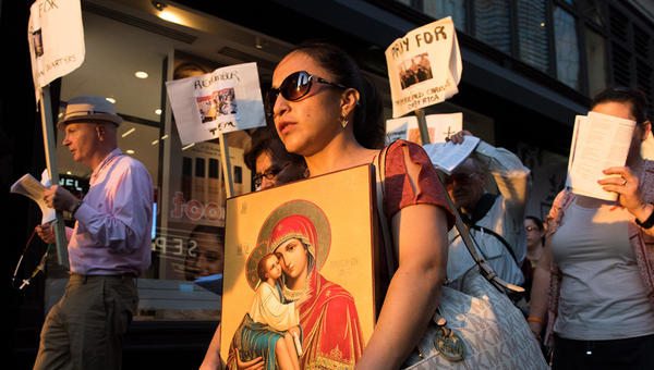 CHRISTIAN PERSECUTION,NEW YORK,TIMES SQUARE
