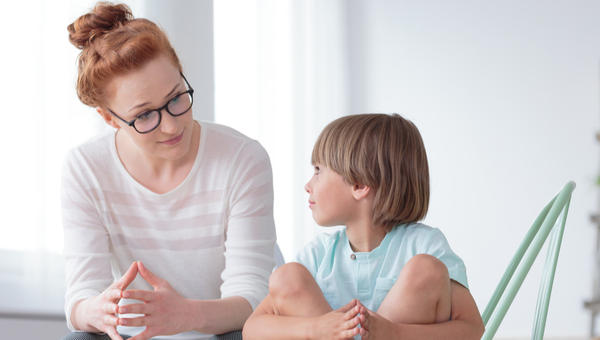 Woman - Boy - Conversation - Speak