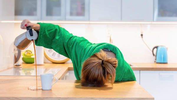 Tired woman