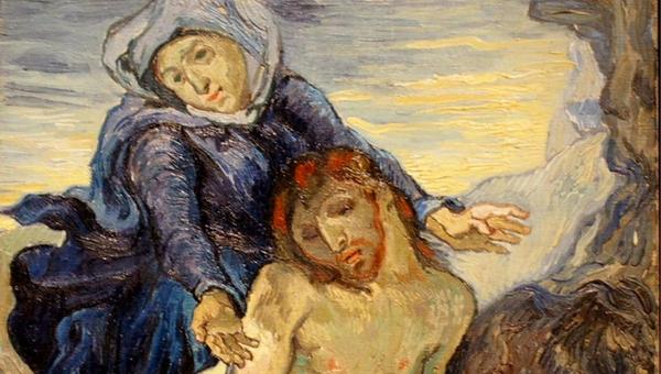 Pietá Vincent Van Gogh pinturas religiosas