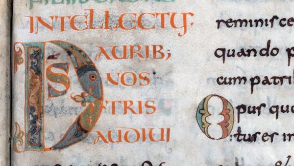 Le psautier dit "de Charlemagne" a été réalisé à la fin du VIIIè siècle.