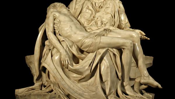 CROPPED MICHELANGELO PIETA