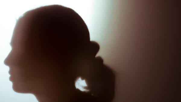 GIRL, BLURRED, PROFILE