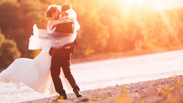 HAPPY, MARRIED, COUPLE