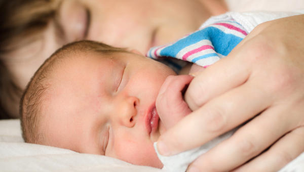 NEWBORN WITH MOTHER,