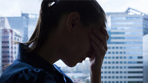 STRESSED WOMAN,