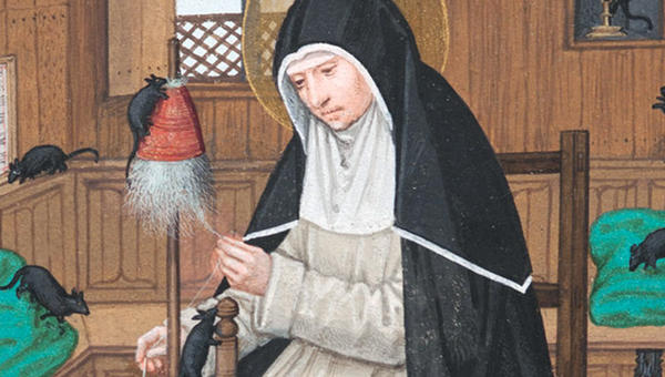 SAINT Gertrude de Nivelles