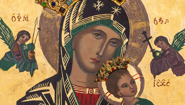 IKONA MATKI BOŻEJ NIEUSTAJĄCEJ POMOCY