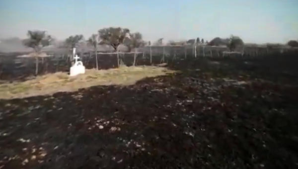 incêndio capela Argentina