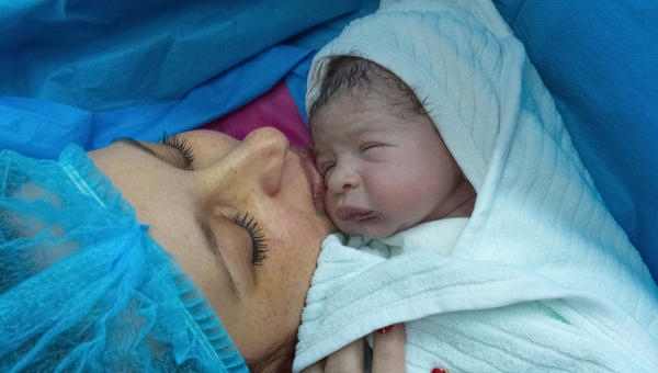 NEWBORN WITH MOTHER,