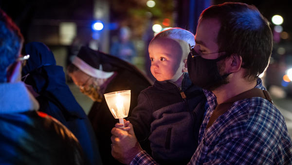CANDLELIGHT PROCESSION AND ROSARY