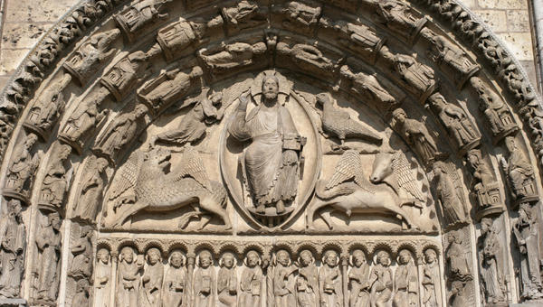 tympan cathédrale de chartres