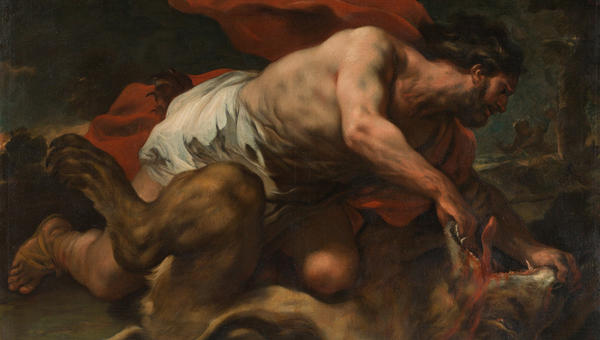 Samson and the Lion