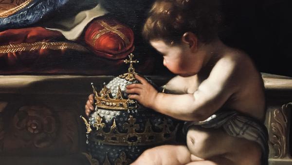 PAPAL TIARA; GUERCINO