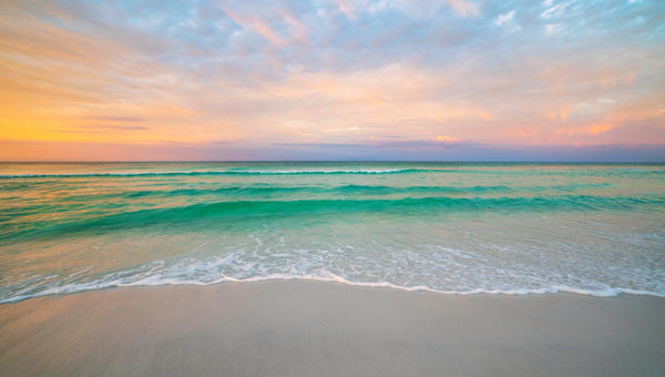 BEACH, DAWN, OCEAN