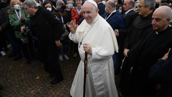POPE FRANCIS - WORLD DAY OF THE POOR - ASSISI - AFP