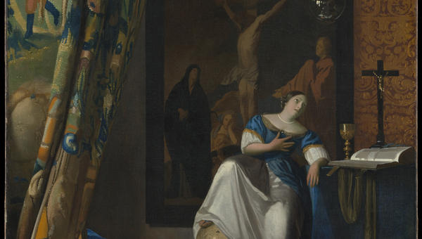 VERMEER;ALLEGORY OF FAITH