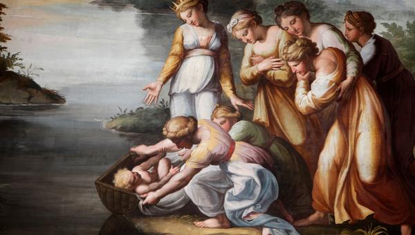 Moïse sauvé des eaux du Nil