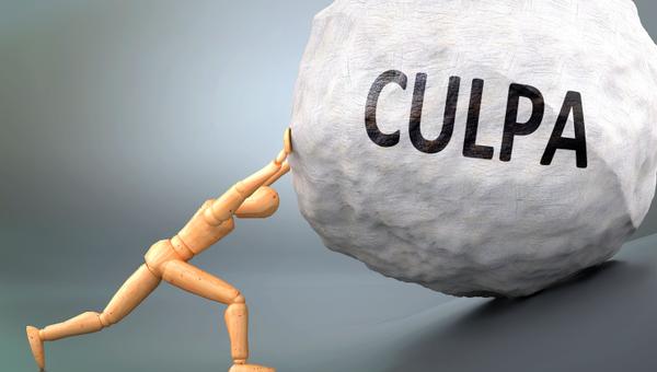 Empujando el peso de la culpa