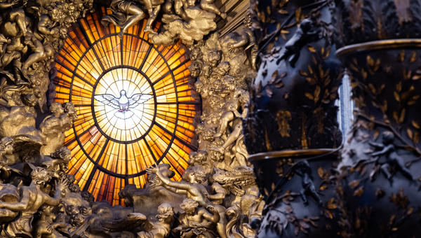 Pope Francis during Holy Mass on Pentecost Sunday presided over by cardinal Giovanni Battista Re