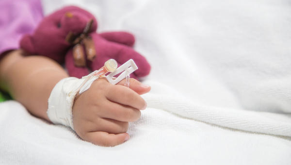 Bebê no hospital