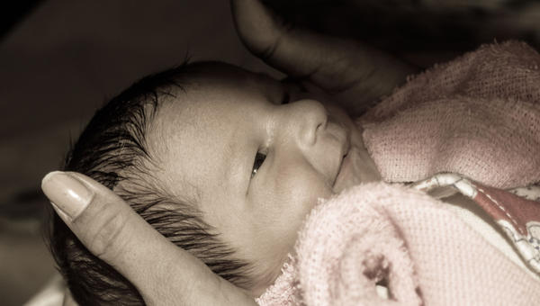 INDIA, NEONATA, SORRISO