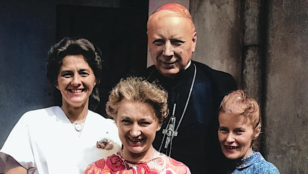 Maria Okońska z kard. Stefanem Wyszyńskim