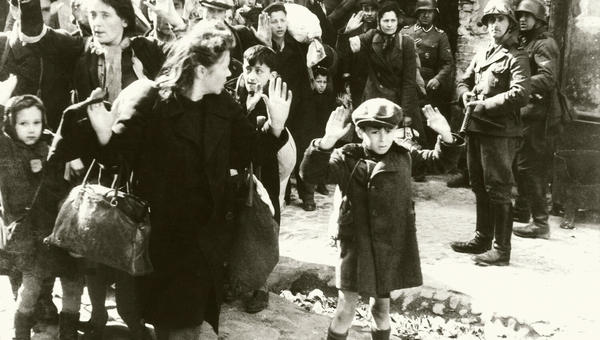 Deportacja żydów z warszawskiego getta, 1943 r.