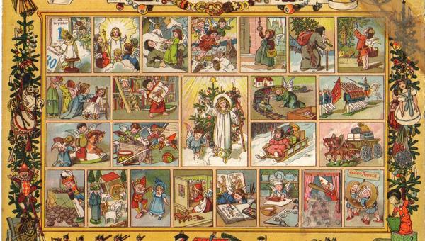 IMMAGINE DEL PRIMO CALENDARIO DI AVVENTO