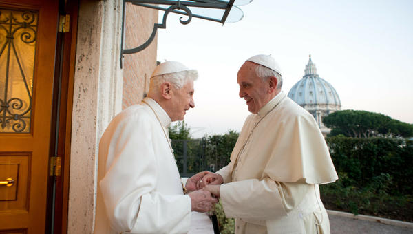 spotkania papieża Franciszka i Benedykta XVI