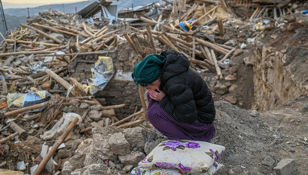 Woman-TURKEY - SYRIA - QUAKE-AFP